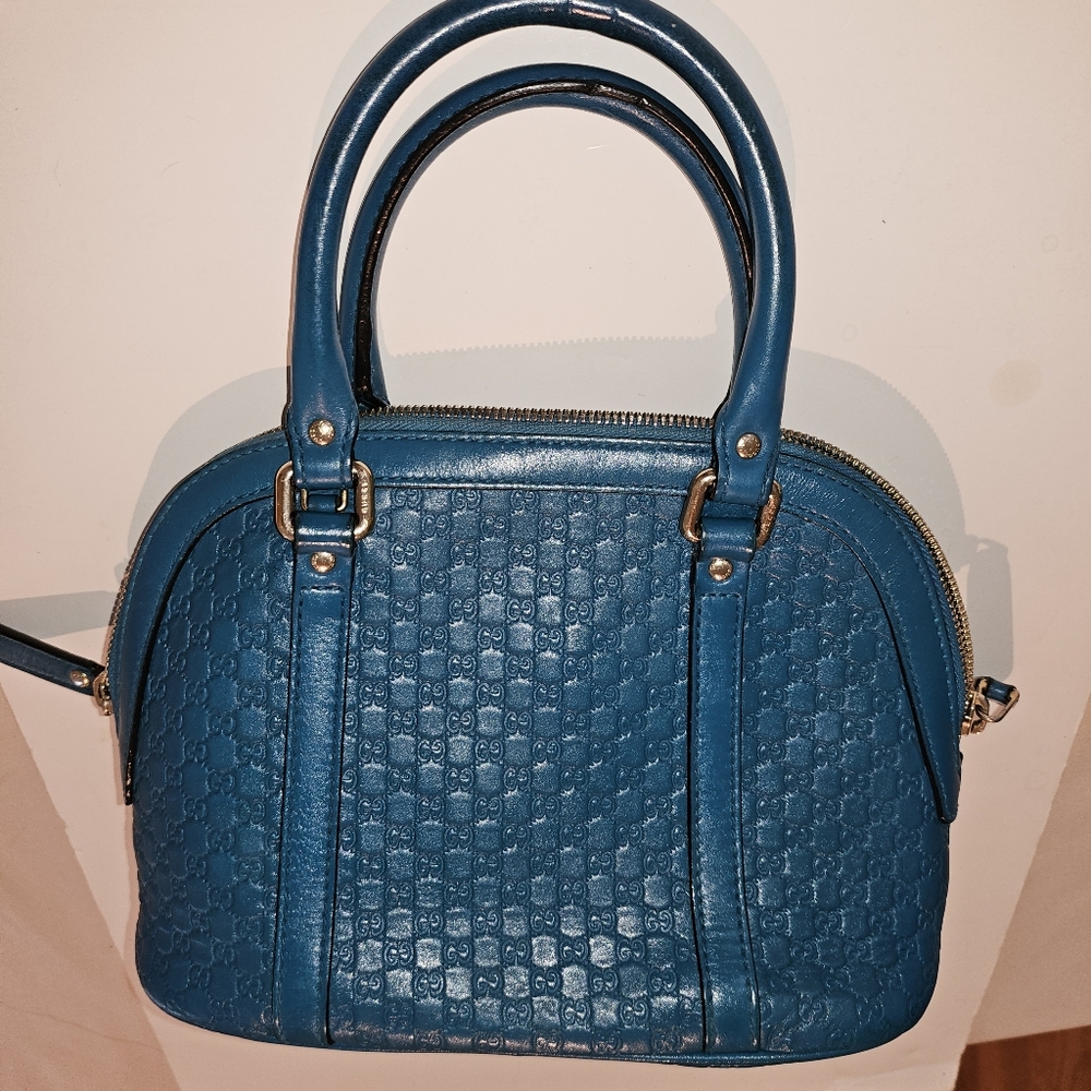 Authentic Gucci Mini Microguccissima Two-Way Bag … - image 3